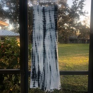 Thyme & Honey tie dye boho maxi skirt